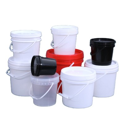 High Quality 2.5 / 5 / 10 / Gallon Plastic Paint Bucket For Food Ice Cream Biscuit Oil