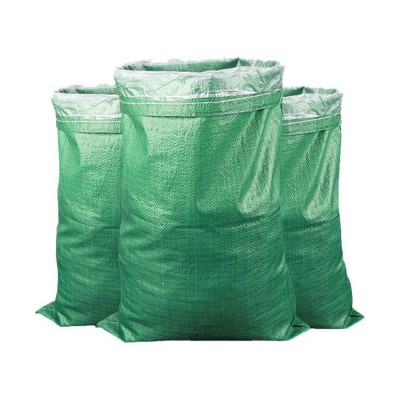 Green Pp Woven Bag Sack For Rice Flour Food Wheat 25kg 50kg 100kg Polypropylene Woven Bag