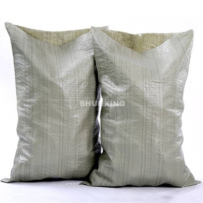 Secondary Bag 25kg 50kg Green Pp Woven Recycle Bag