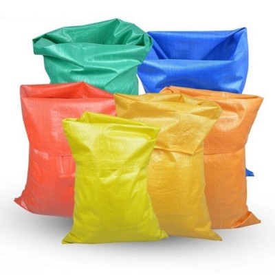 Rice Bag 25kg 50kg Plastic Sand Cement Packaging Bags Pp Woven Sacks For Chemical Fertilizer